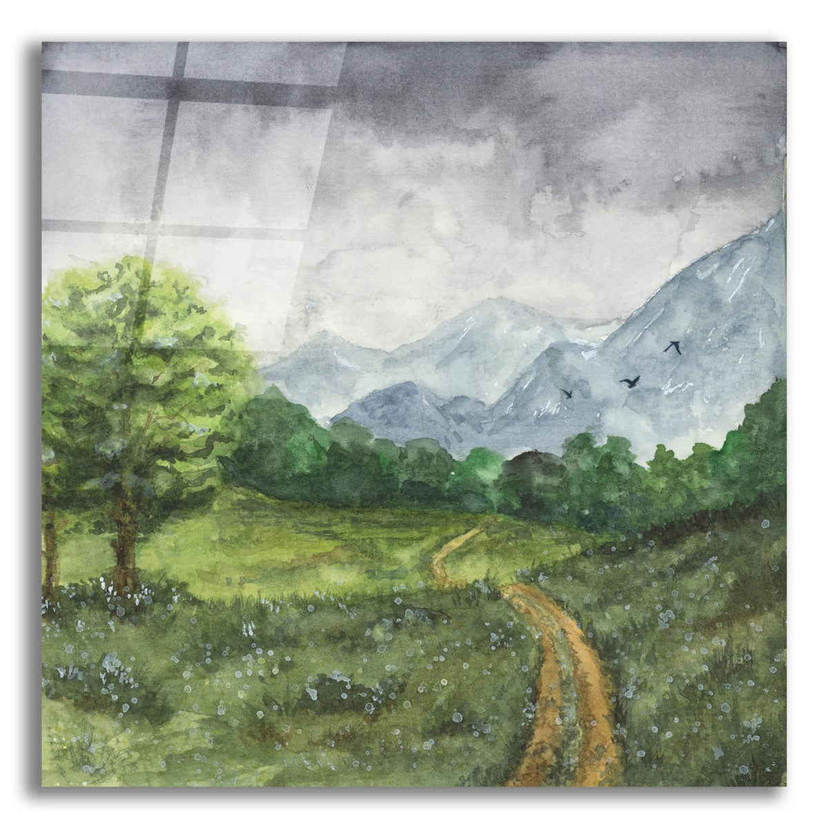 Path To The Mountains I - Mini Series by Anika Goodhue acrylic glass wall art