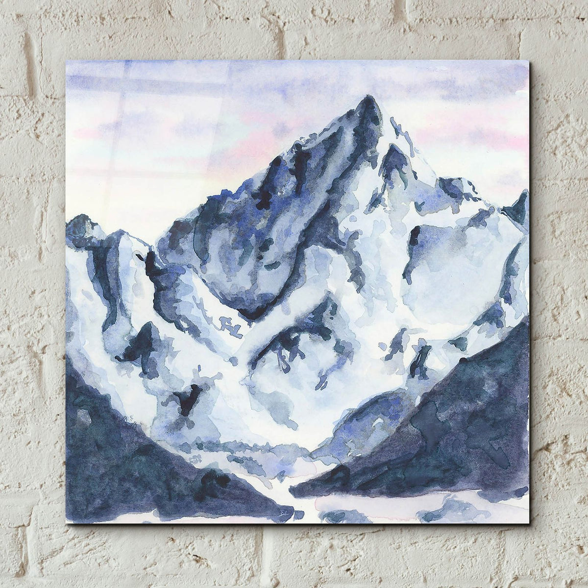 Mountains For Mama by Anika Goodhue - 12x12 acrylic wall art in a room