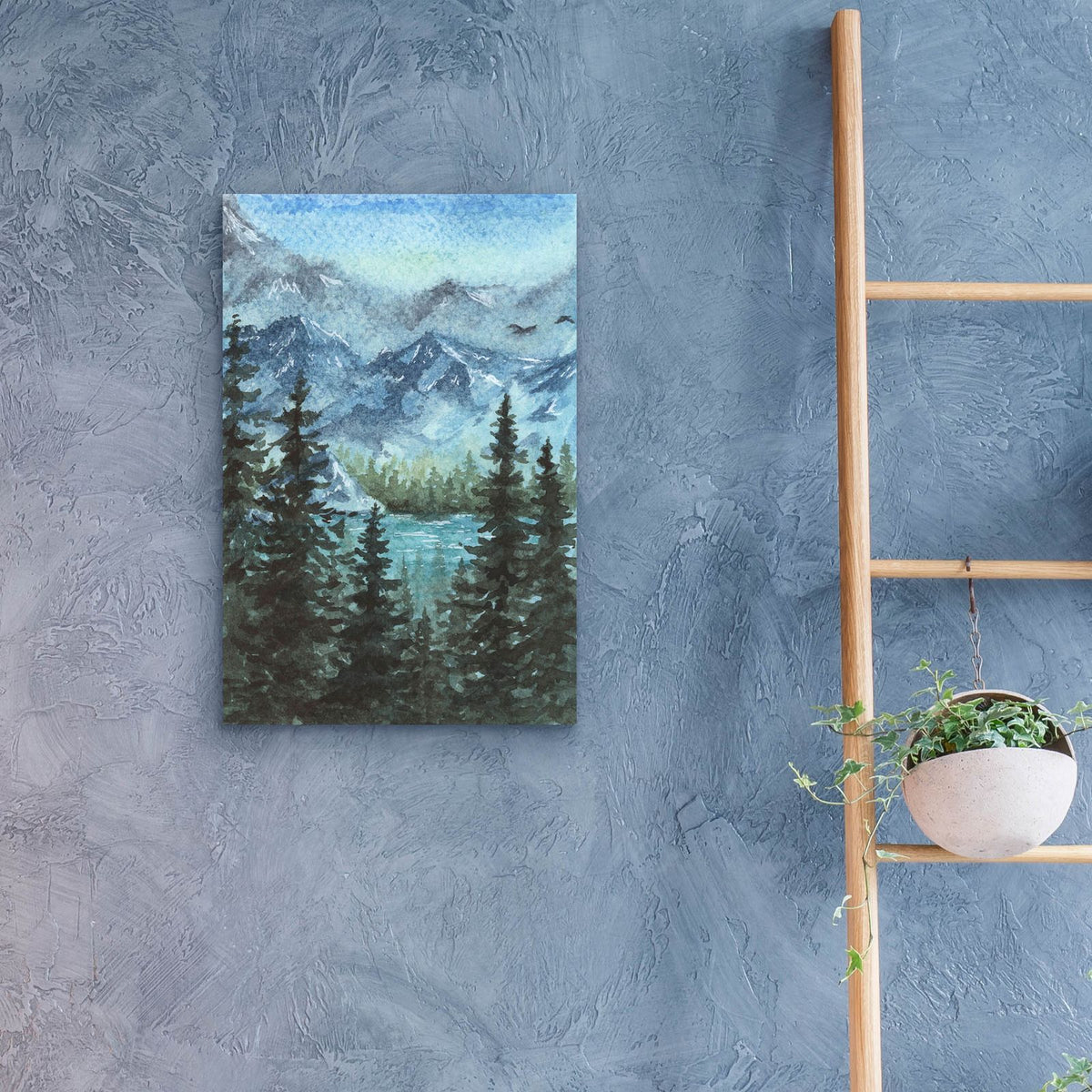 Inspired By Banff - Mini Series by Anika Goodhue - 16x24 acrylic wall art in a room