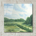 Cornell Farm Boardwalk, South Dartmouth Ma by Anika Goodhue - 12x12 acrylic wall art in a room