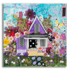 The Polka Dot Cottage by Carrie Sharp acrylic glass wall art