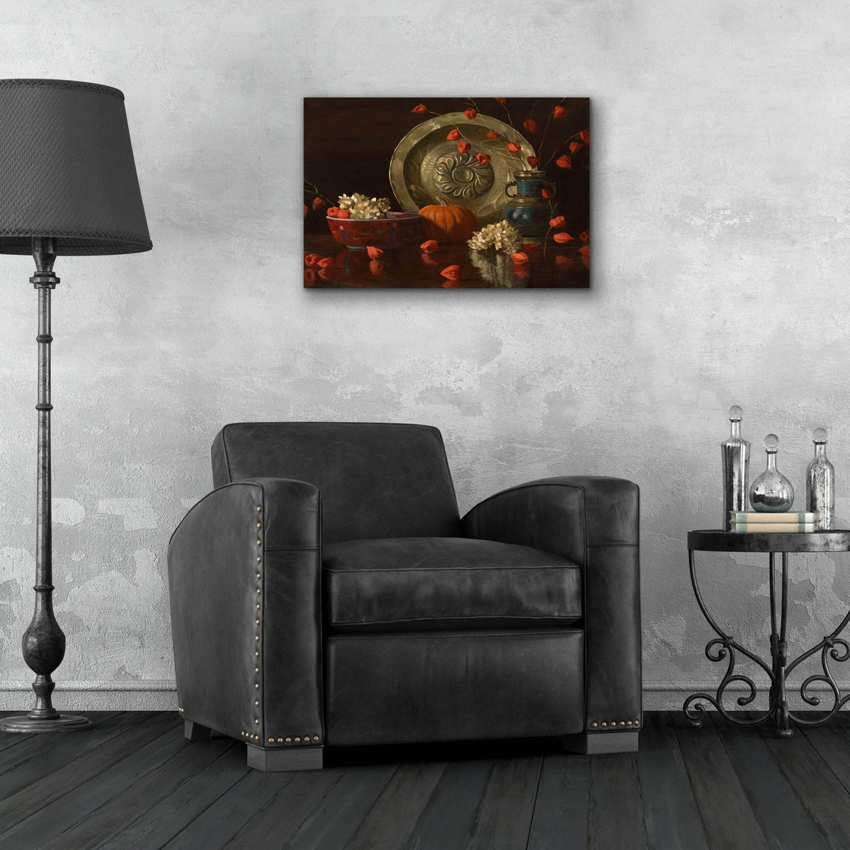 Still Life With Salver by Christopher Pierce - 24x16 acrylic wall art in a room