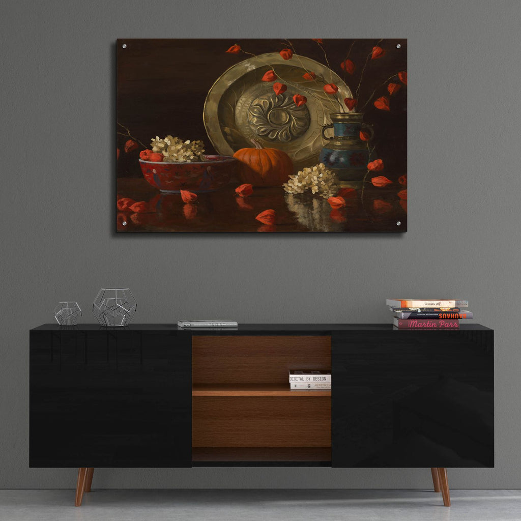 Still Life With Salver by Christopher Pierce - 36x24 acrylic wall art in a room