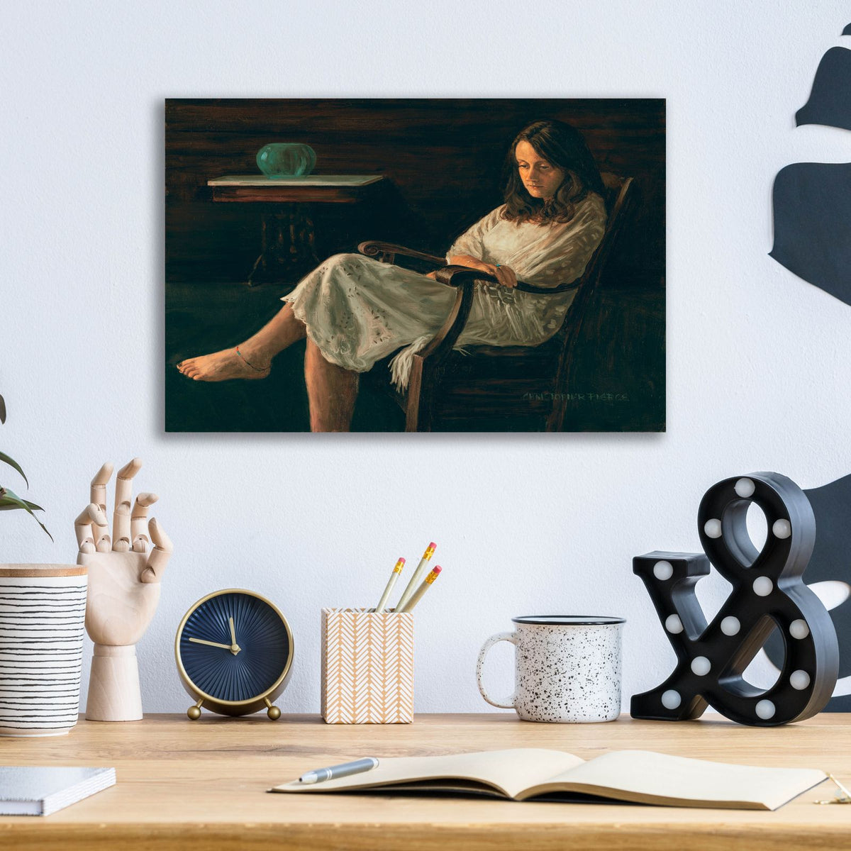 Fragile by Christopher Pierce - 16x12 acrylic wall art in a room