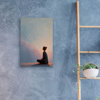 Calm Sunset Meditation by Ann Klee - 16x24 acrylic wall art in a room