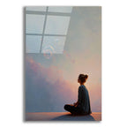 Calm Sunset Meditation by Ann Klee acrylic glass wall art
