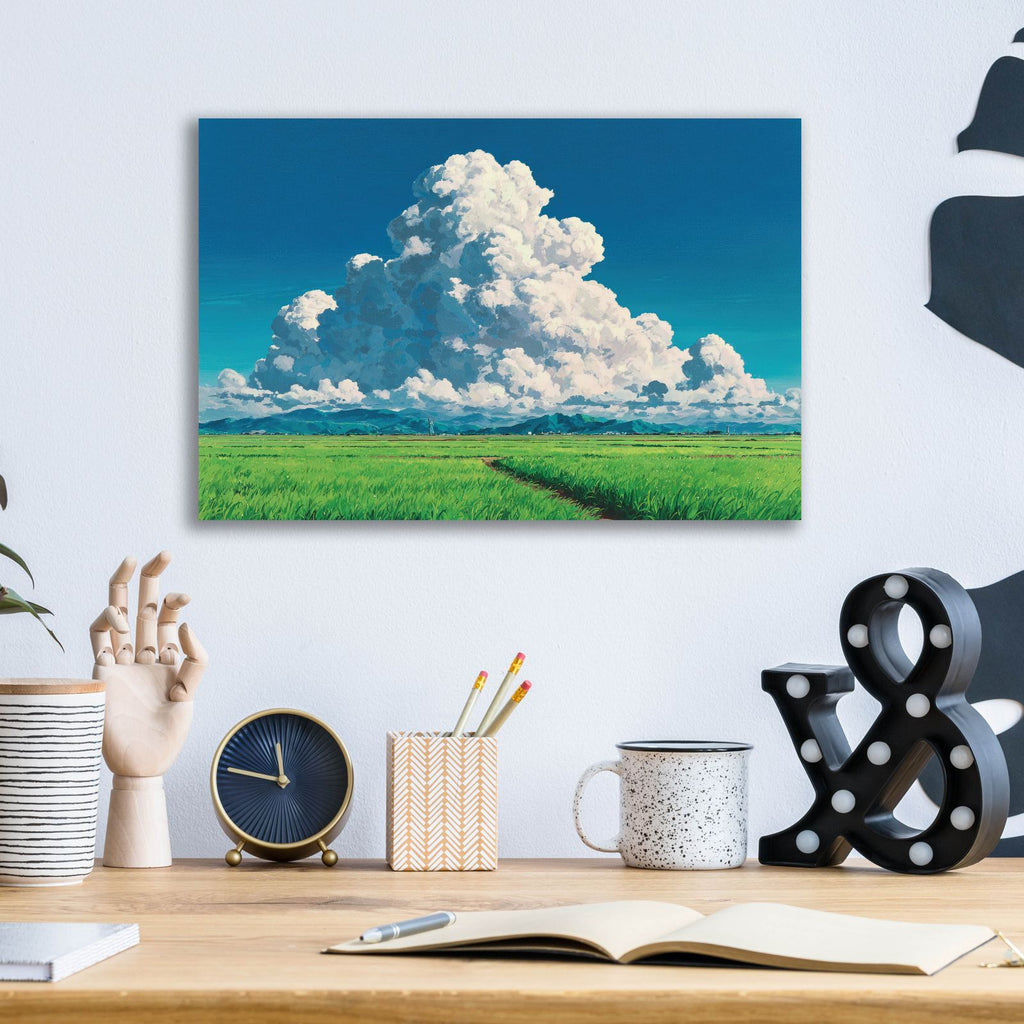 Cloudy Skies 2 by Ann Klee - 16x12 acrylic wall art in a room