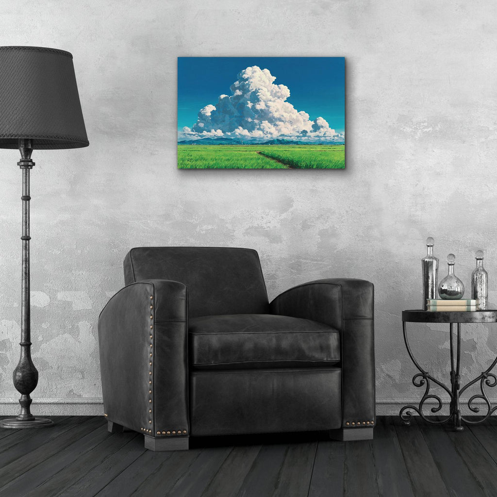 Cloudy Skies 2 by Ann Klee - 24x16 acrylic wall art in a room