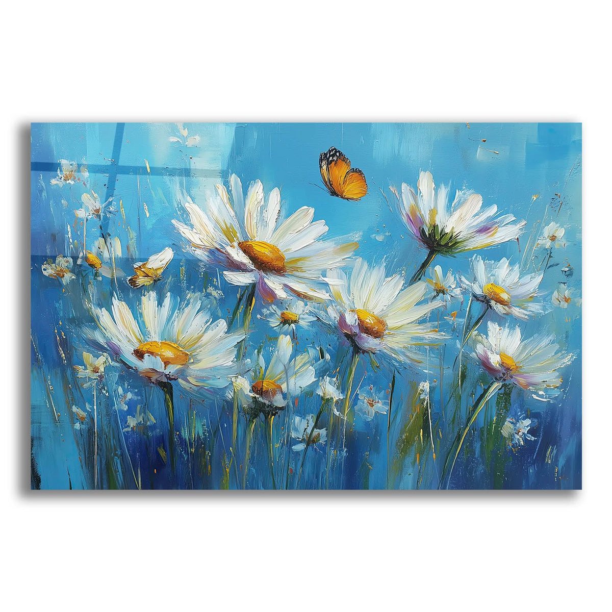 Daisy Sky by Ann Klee acrylic glass wall art