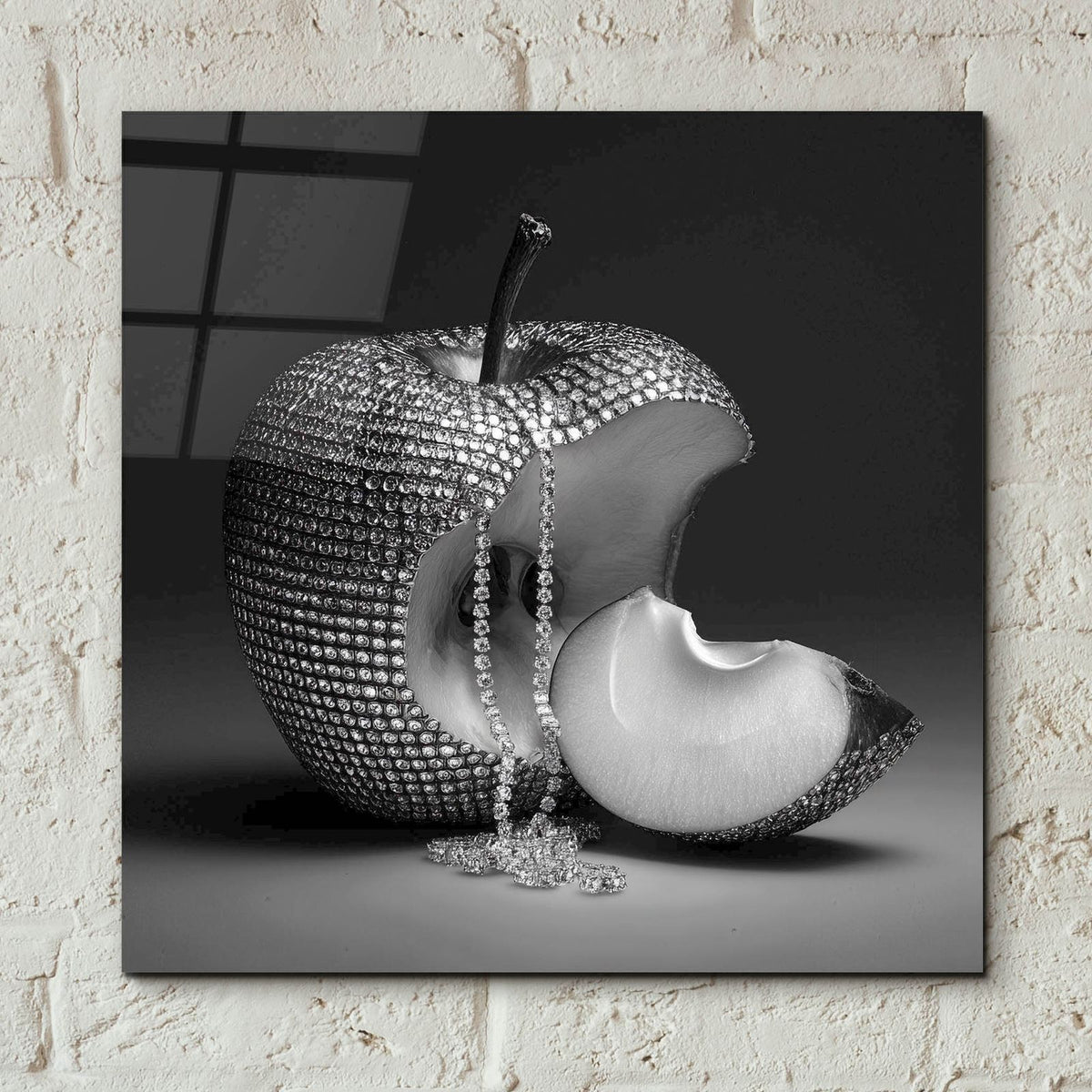Diamond Apple by Ann Klee - 12x12 acrylic wall art in a room