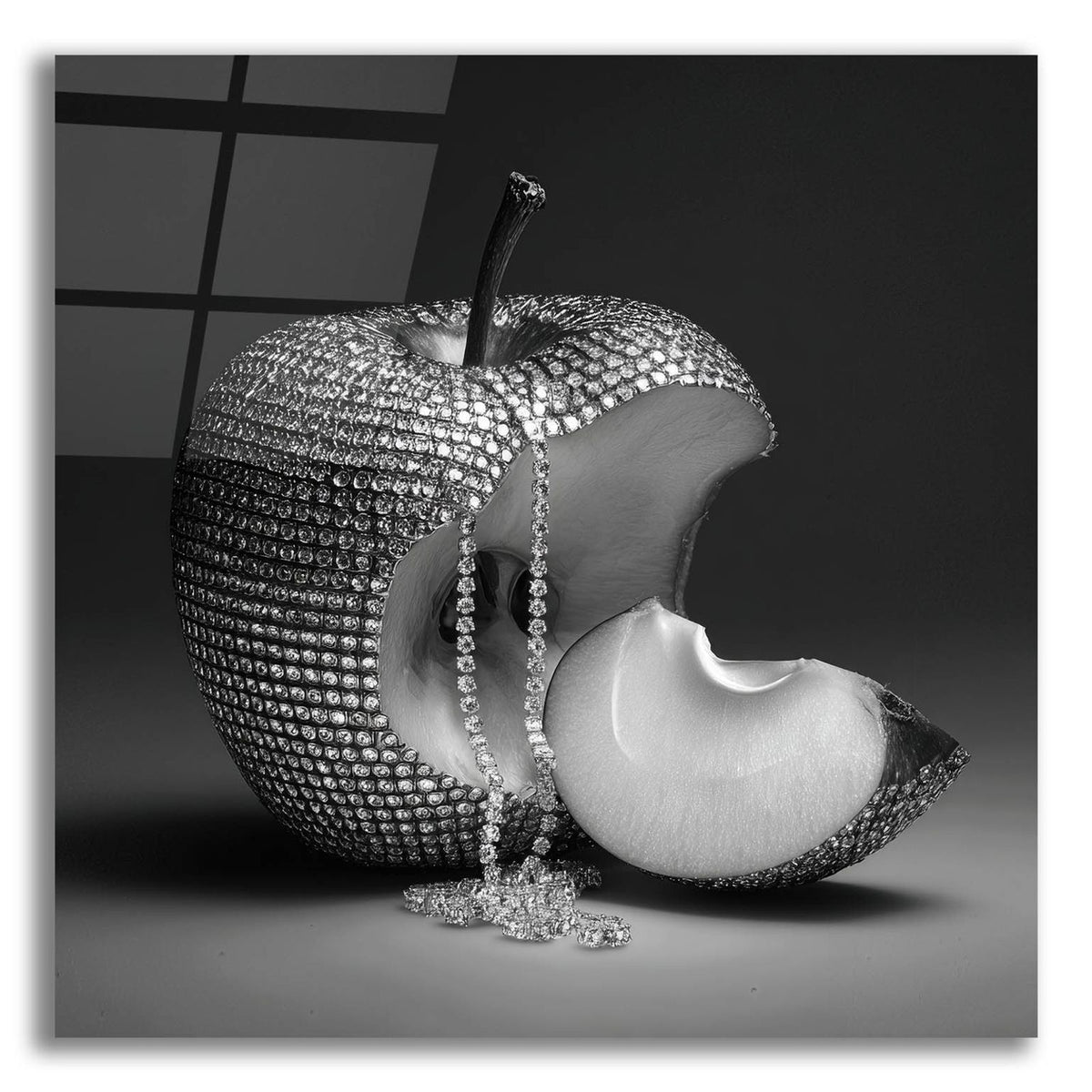 Diamond Apple by Ann Klee acrylic glass wall art