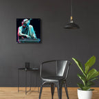 Euterpe Muse Of Music And Lyric Poetry by Ann Klee - 24x24 acrylic wall art in a room