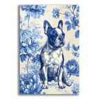 French Toile Bulldog 2 by Ann Klee acrylic glass wall art