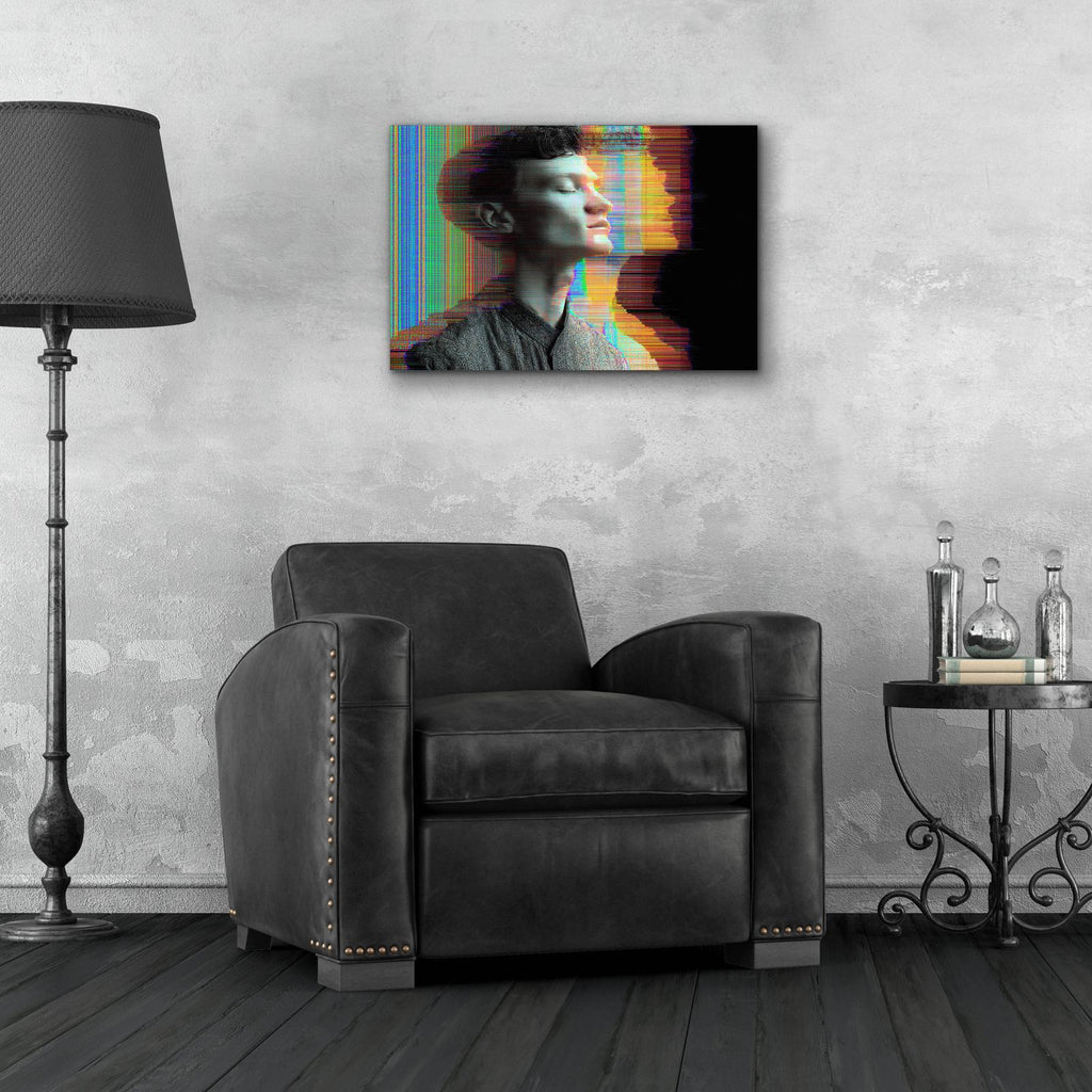 Glitchy Soul by Ann Klee - 24x16 acrylic wall art in a room