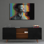 Glitchy Soul by Ann Klee - 36x24 acrylic wall art in a room