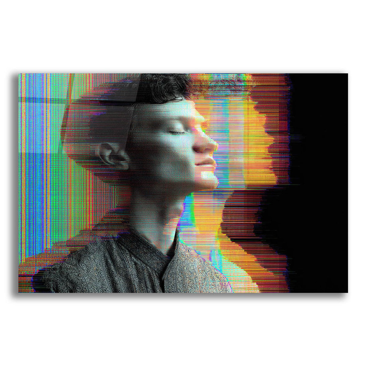 Glitchy Soul by Ann Klee acrylic glass wall art