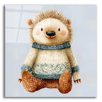 Knitted Bear by Ann Klee acrylic glass wall art