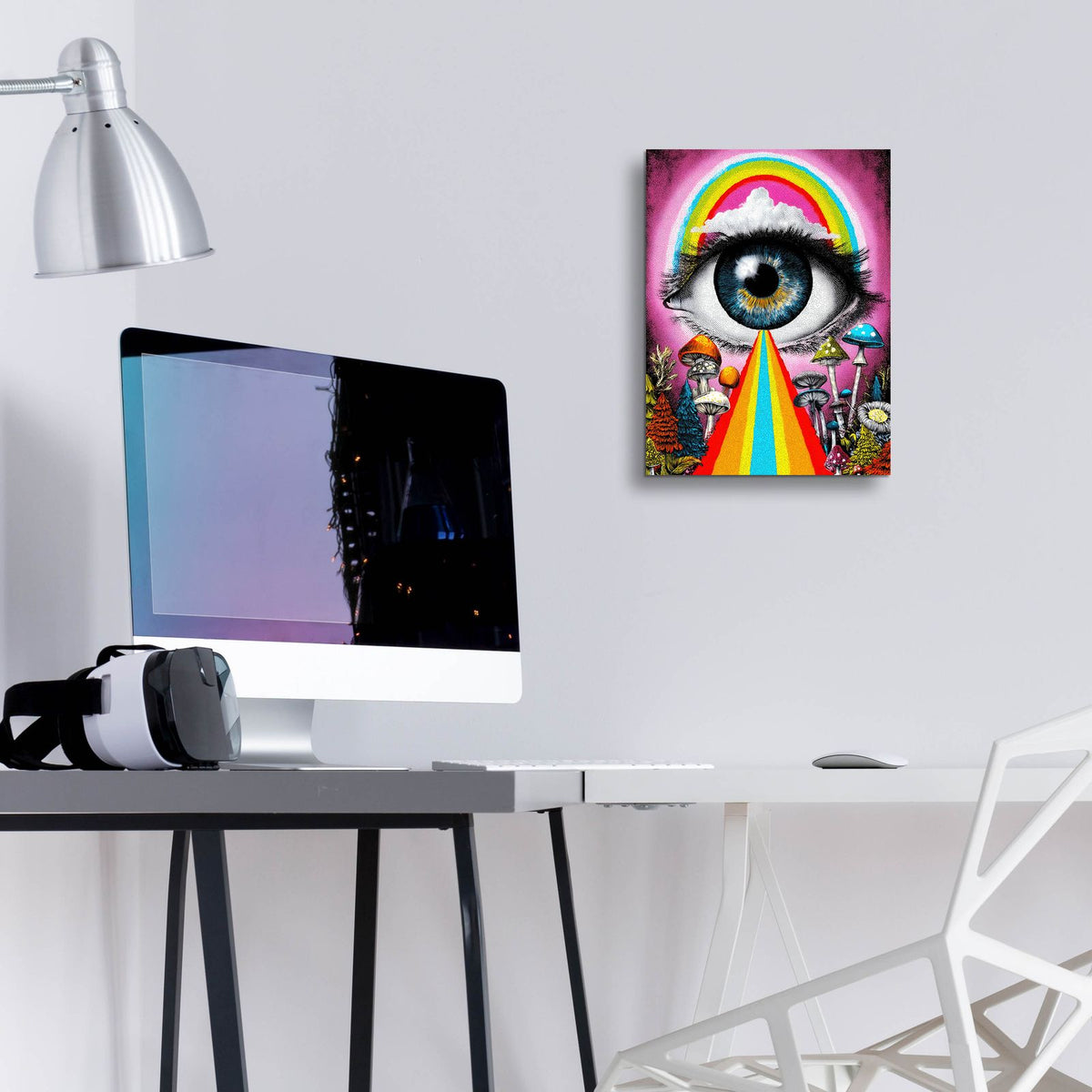 Psychedelic Culture by Ann Klee - 12x16 acrylic wall art in a room