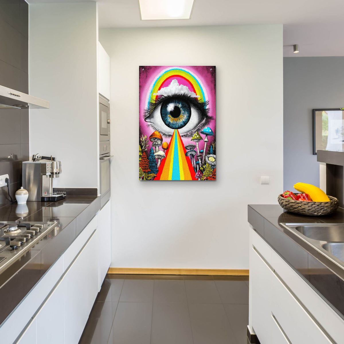 Psychedelic Culture by Ann Klee - 24x36 acrylic wall art in a room