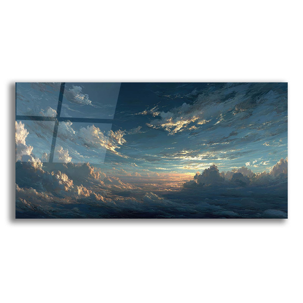 Sunset Sky 2 by Ann Klee acrylic glass wall art