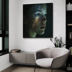 Universal Mind by Ann Klee - 36x36 acrylic wall art in a room