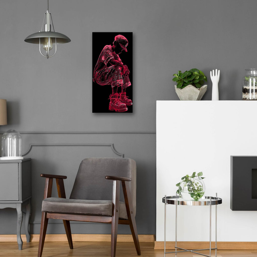 Longing For The Princess by Rey Klimt - 12x24 acrylic wall art in a room