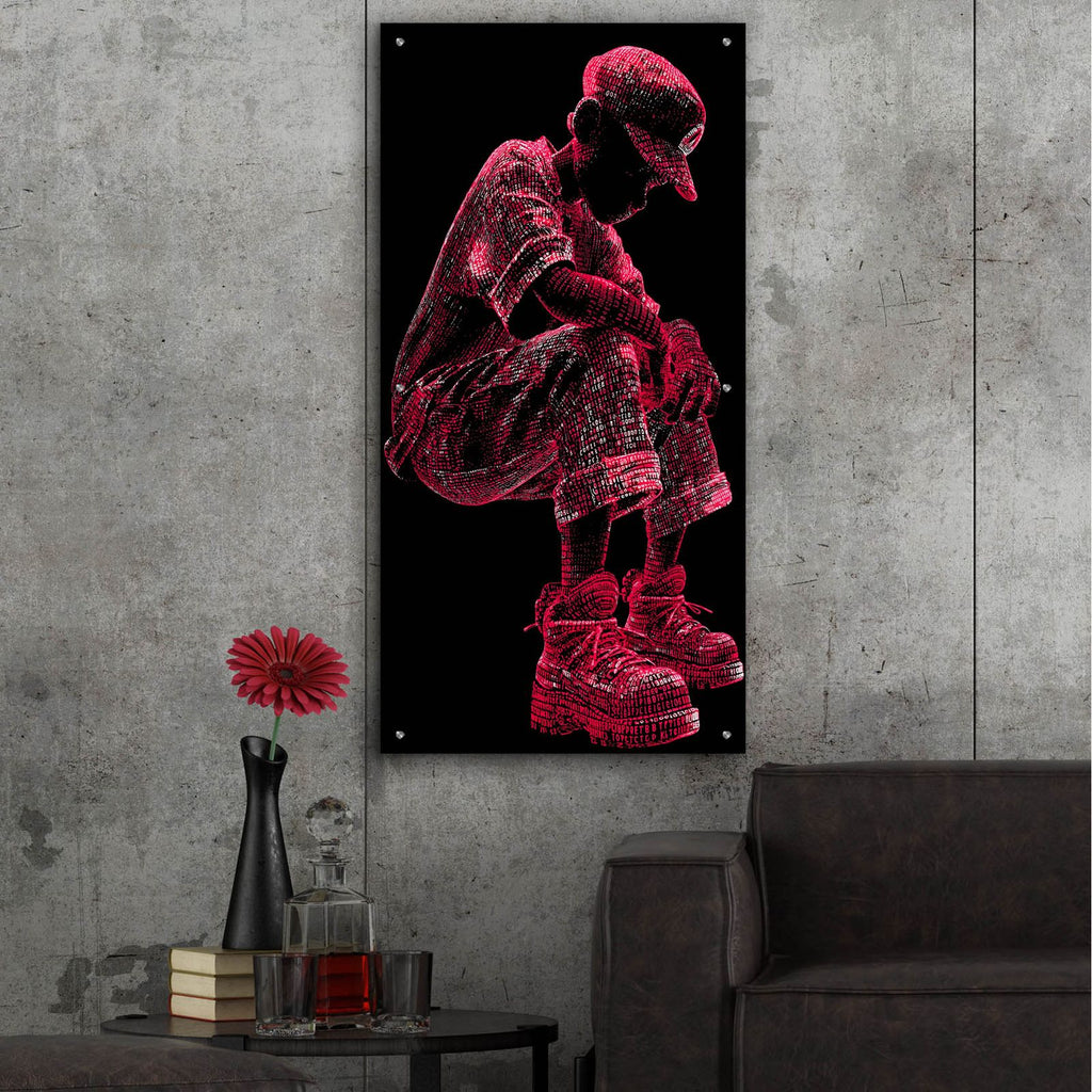Longing For The Princess by Rey Klimt - 24x48 acrylic wall art in a room