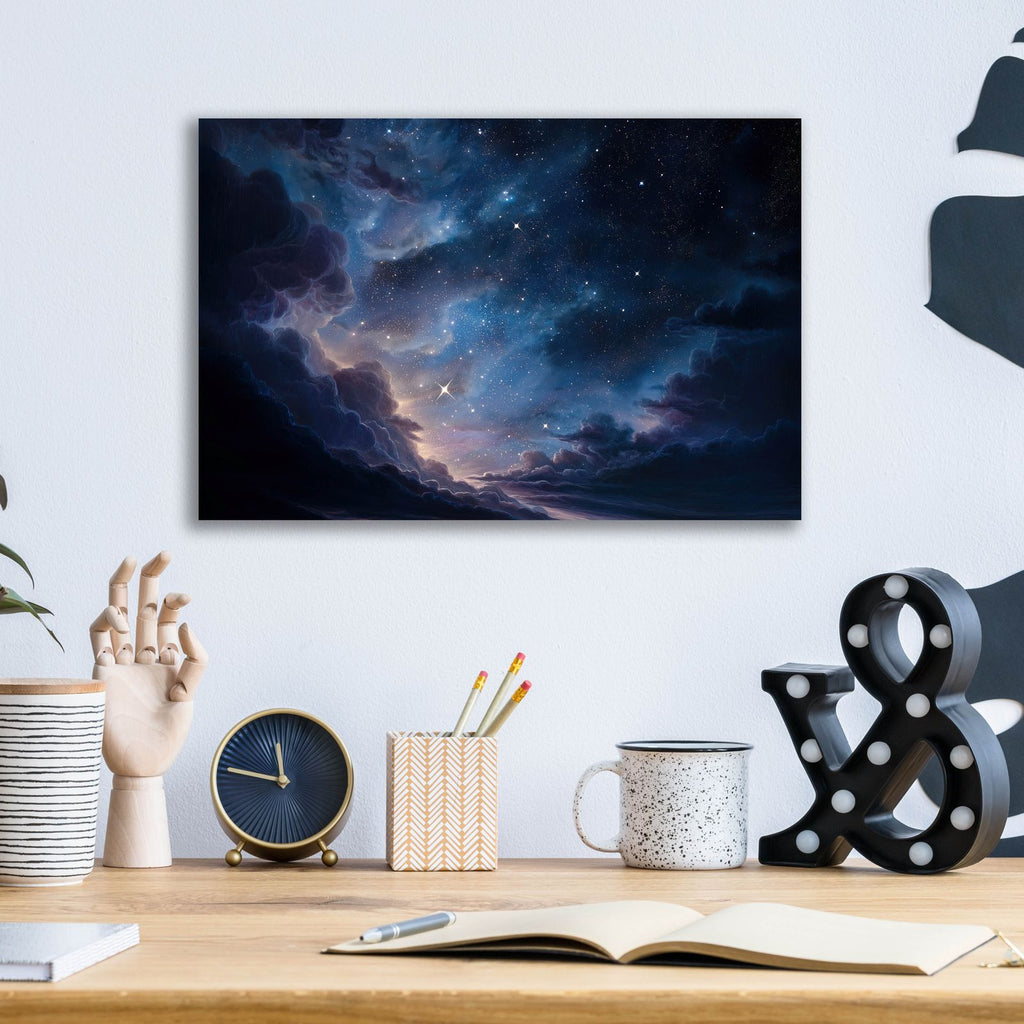 Cosmic Clouds by Ann Klee - 16x12 acrylic wall art in a room