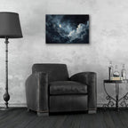 Moonlight Clouds by Ann Klee - 24x16 acrylic wall art in a room