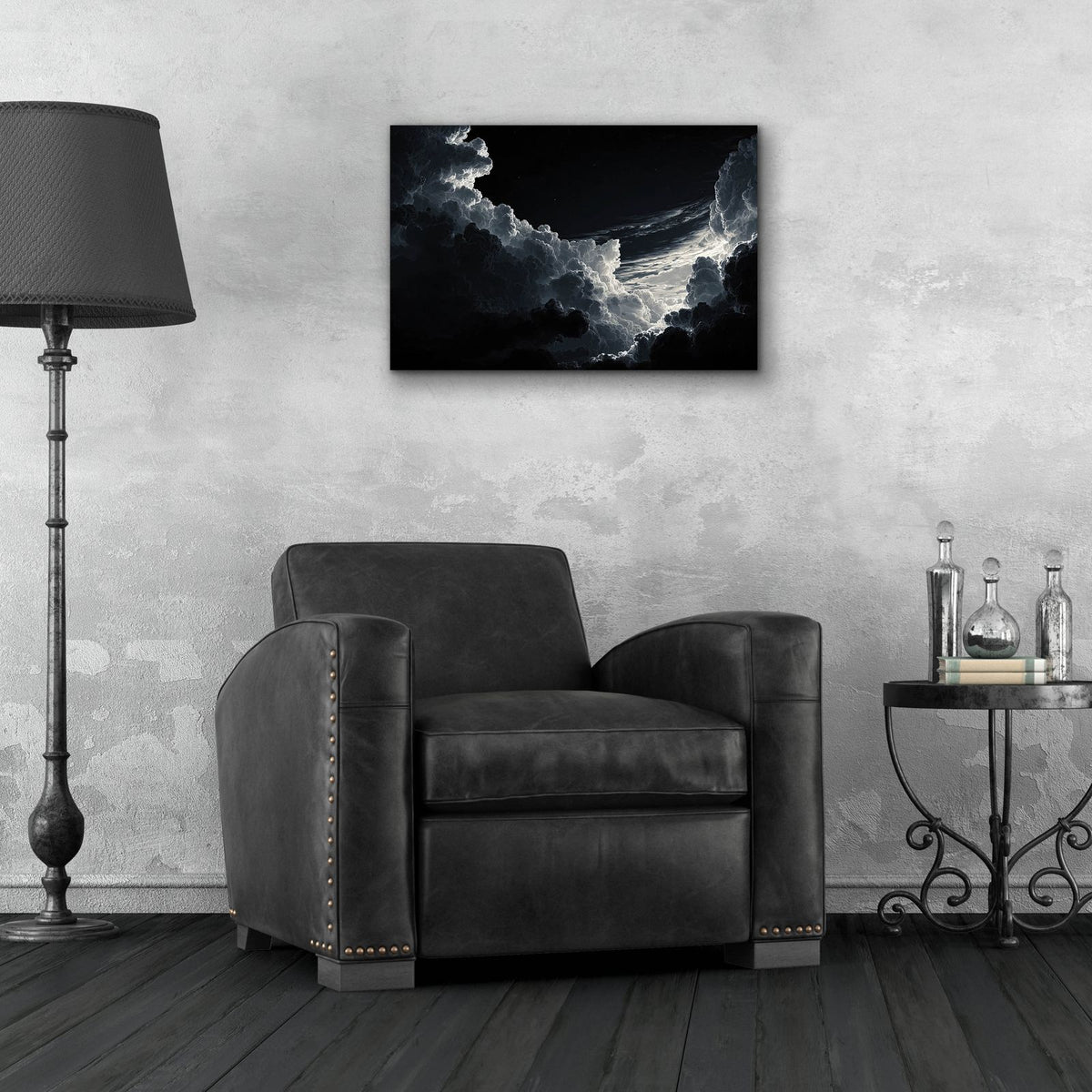 Sublime Night Sky 2 by Ann Klee - 24x16 acrylic wall art in a room