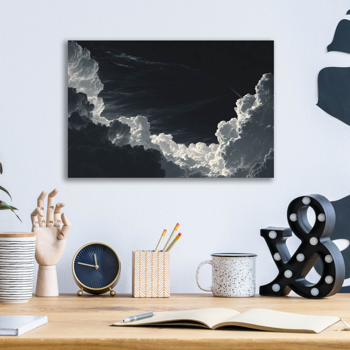 Sublime Night Sky 3 by Ann Klee - 16x12 acrylic wall art in a room
