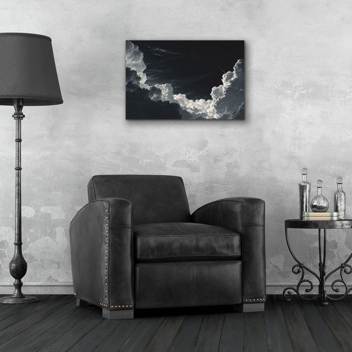 Sublime Night Sky 3 by Ann Klee - 24x16 acrylic wall art in a room