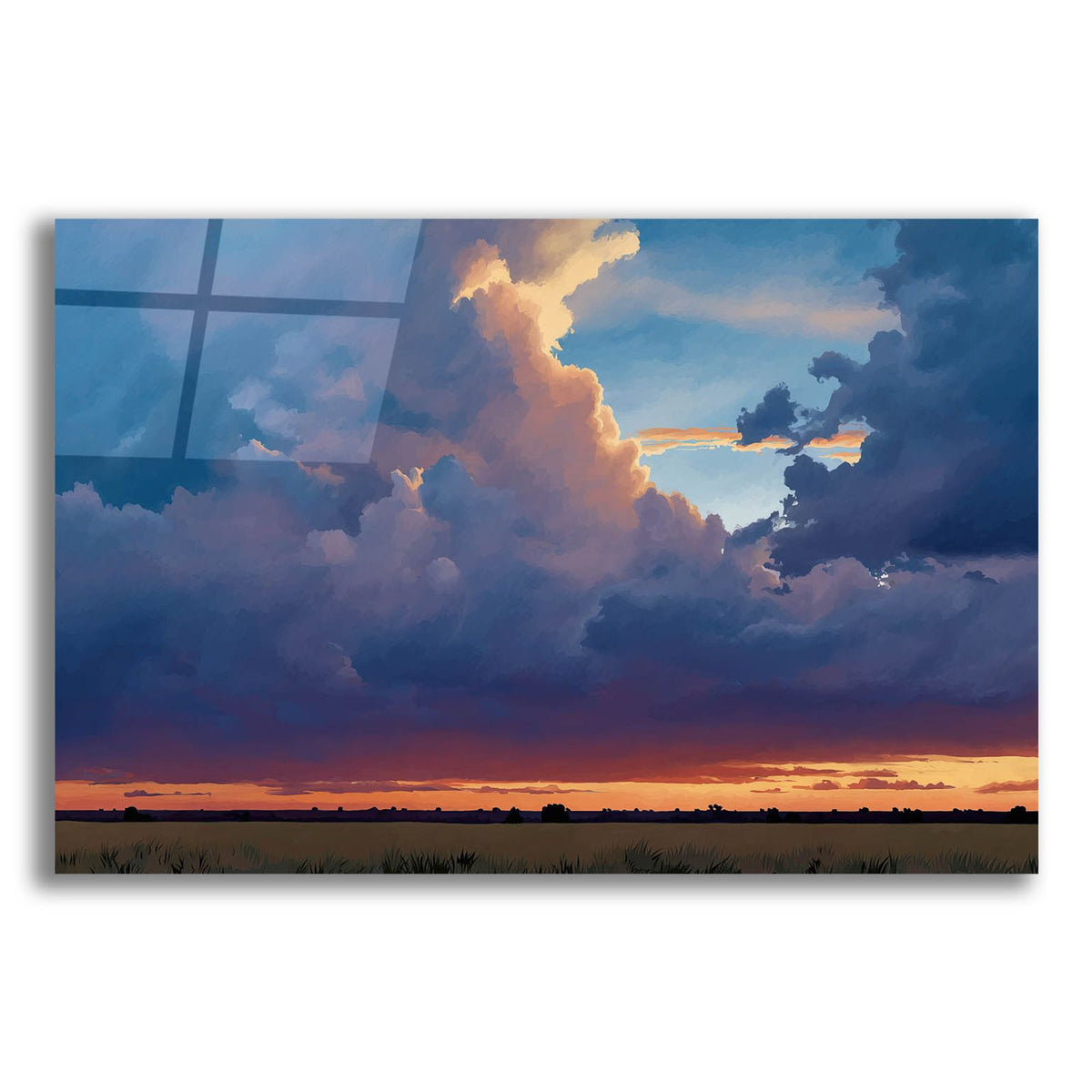 Sweet Homeland 3 by Ann Klee acrylic glass wall art