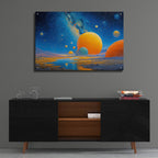 Universe Glow 2 by Ann Klee - 36x24 acrylic wall art in a room