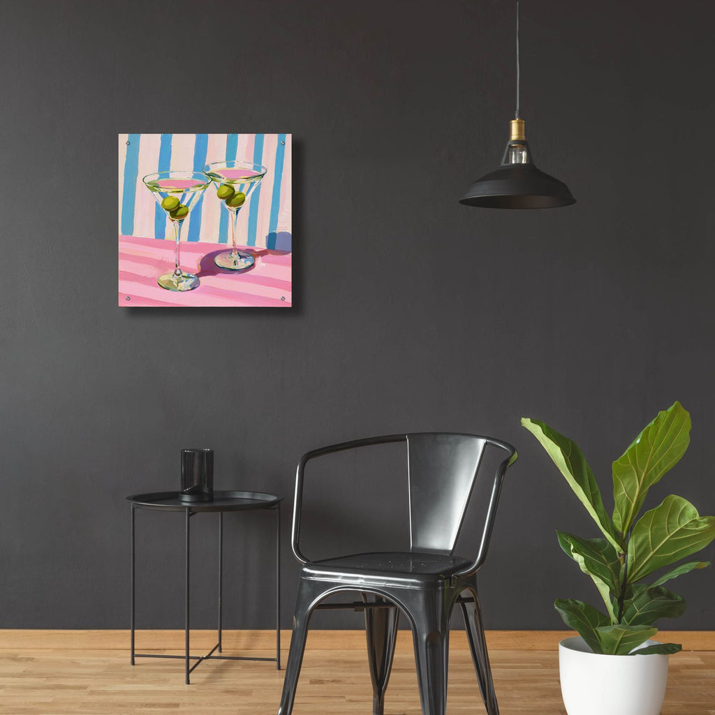 Dry Martini Pop 2 by Ann Klee - 24x24 acrylic wall art in a room