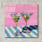 Dry Martini Pop by Ann Klee - 12x12 acrylic wall art in a room
