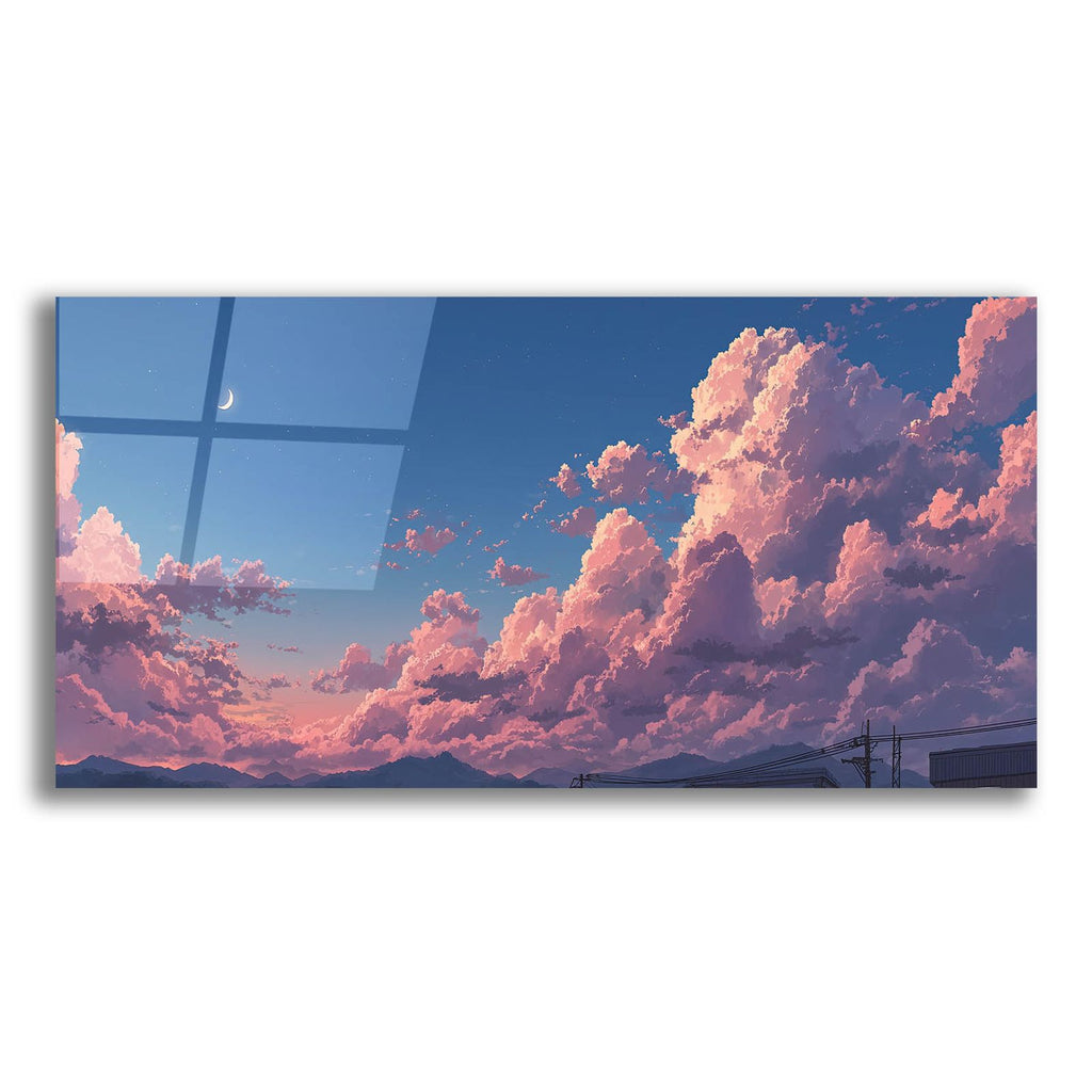 Cotton Sky 3 by Ann Klee acrylic glass wall art