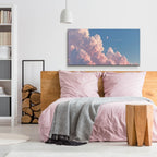 Cotton Sky by Ann Klee - 48x24 acrylic wall art in a room