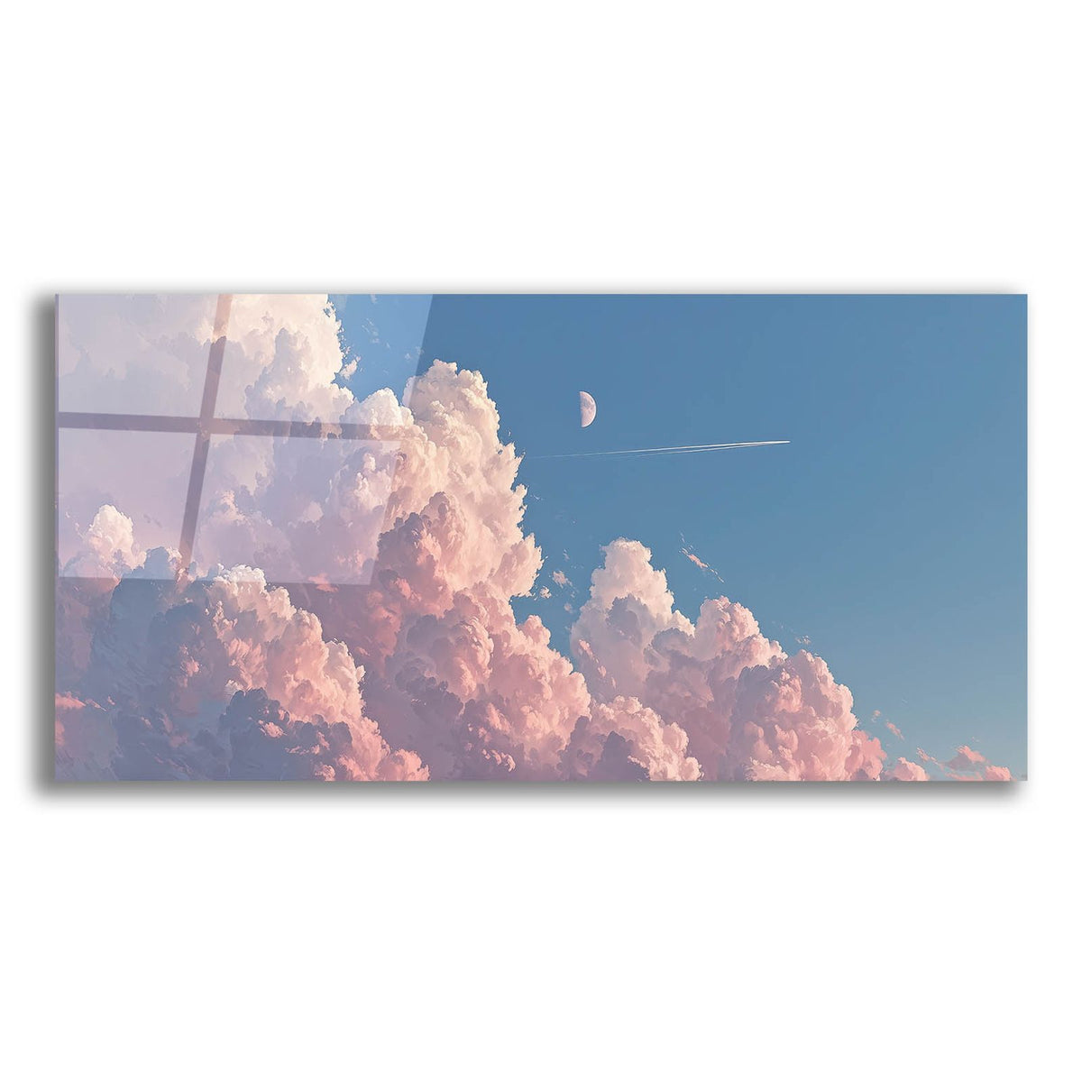 Cotton Sky by Ann Klee acrylic glass wall art