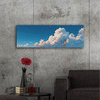 Together In The Sky by Ann Klee - 48x16 acrylic wall art in a room