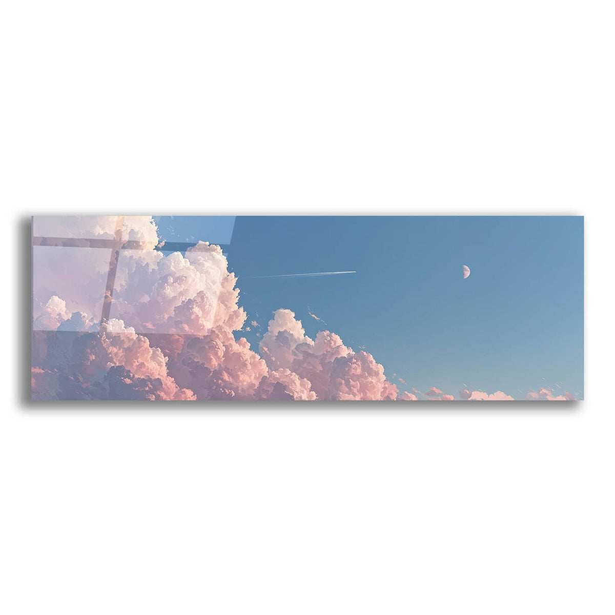 Cotton Sky Panorama by Ann Klee acrylic glass wall art