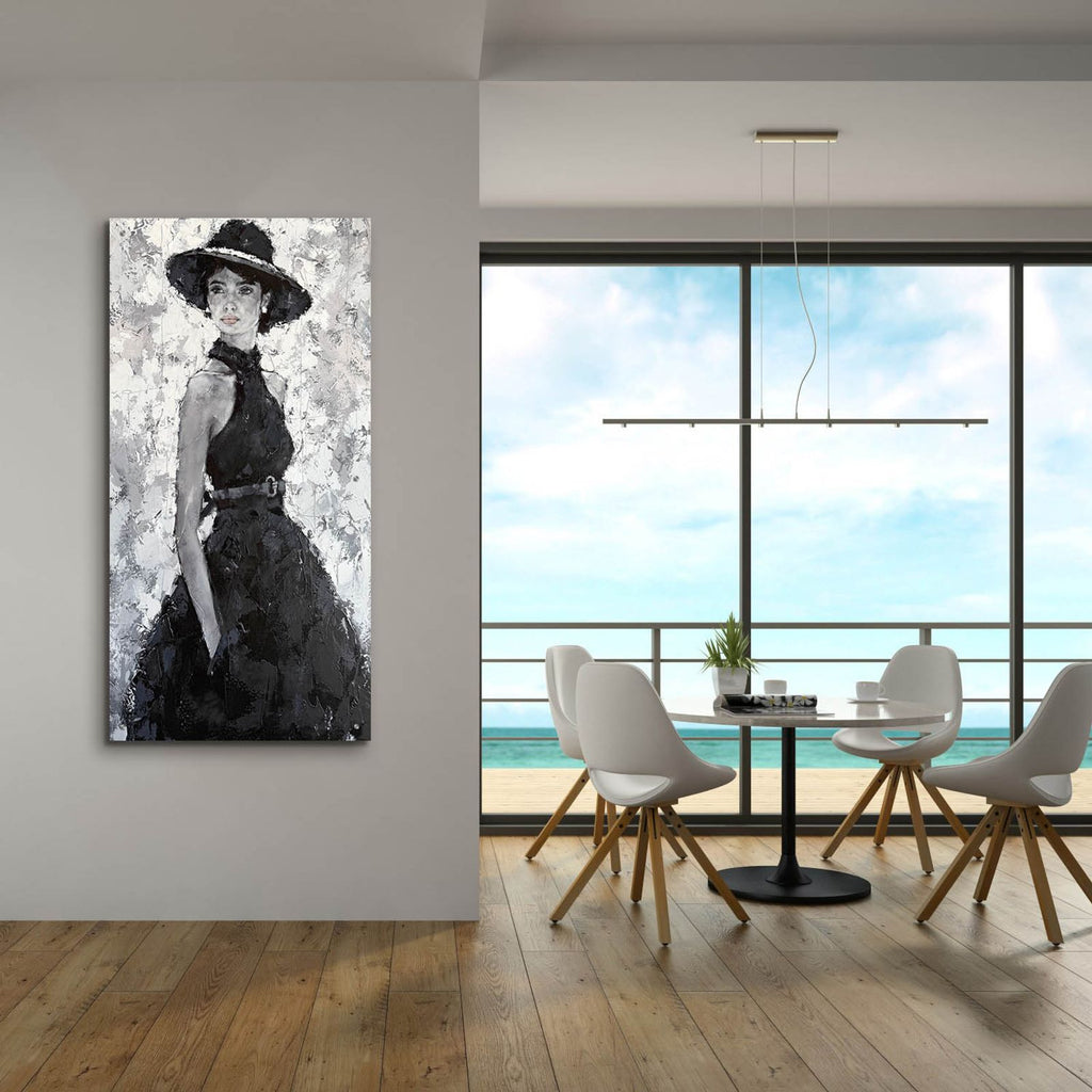 Poised by Alexander Gunin - 24x48 acrylic wall art in a room
