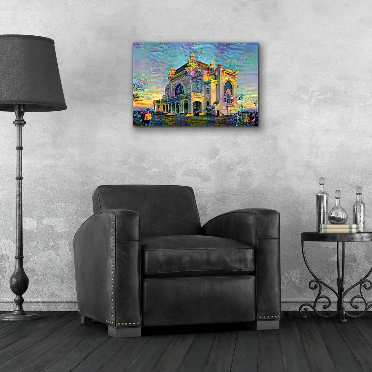 Romania Constanta Casino by Pedro Gavidia - 24x16 acrylic wall art in a room