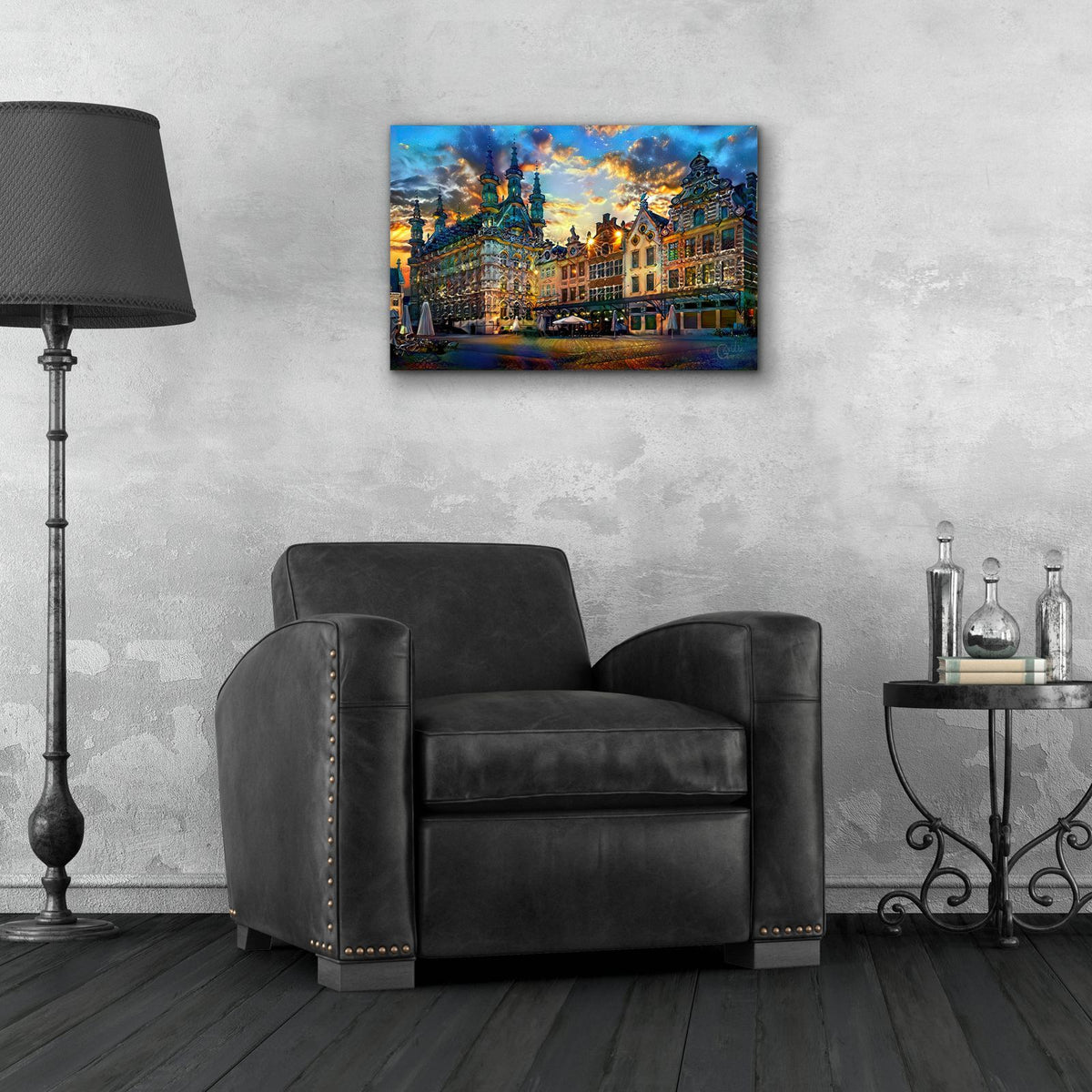 Belgium Leuven Town Hall 2025 by Pedro Gavidia - 24x16 acrylic wall art in a room