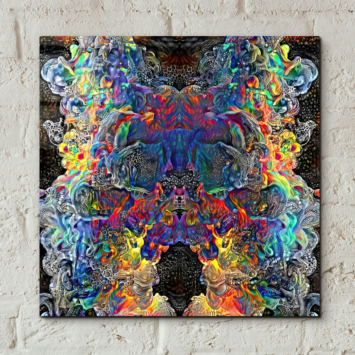 Ce Falo by Pedro Gavidia - 12x12 acrylic wall art in a room