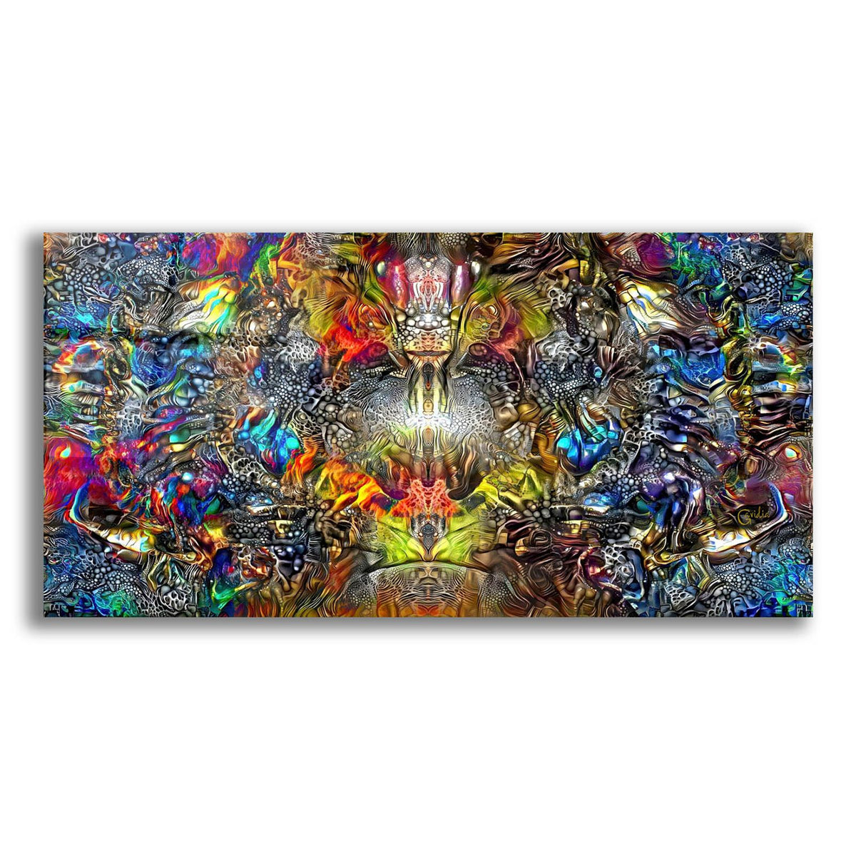 Corazon N Del Espacio-tiempo by Pedro Gavidia acrylic glass wall art