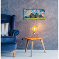 Egypt Giza Pyramids At Desert 2025 by Pedro Gavidia - 24x12 acrylic wall art in a room
