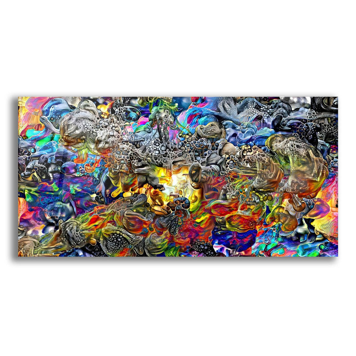 El Recinto De Los Dioses by Pedro Gavidia acrylic glass wall art
