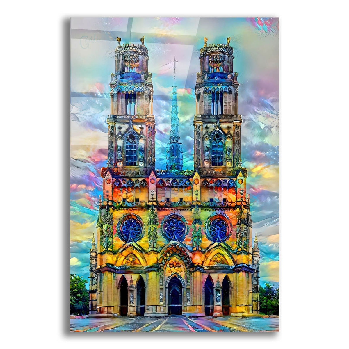 France Orleans Cathedral by Pedro Gavidia acrylic glass wall art