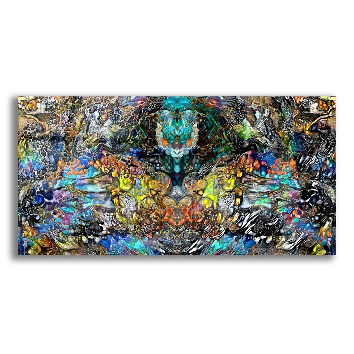 Gastrulation Cuantica by Pedro Gavidia acrylic glass wall art